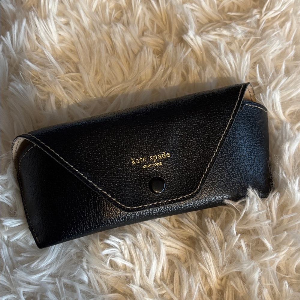 Kate Spade black eyeglass / sunglasses case